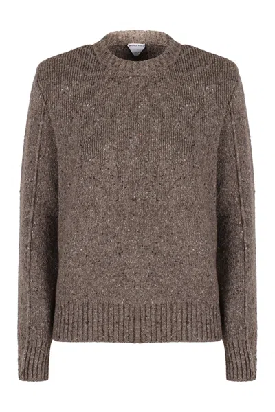 Bottega Veneta Grey Round Neck Pullover