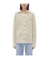 Bottega Veneta Cotton Crochet Shirt In White