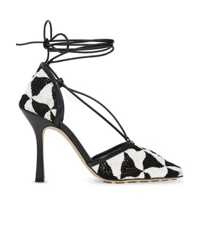 BOTTEGA VENETA STRETCH GHOST CROCHET SANDALS