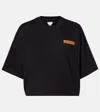 Bottega Veneta Round Neck T-shirt In Black