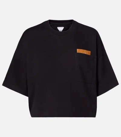 BOTTEGA VENETA CROPPED COTTON JERSEY T-SHIRT