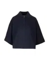 Bottega Veneta Cotton Pique Polo Shirt In Blue