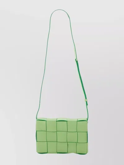 BOTTEGA VENETA CROSS-BODY WOVEN DESIGN SHOULDER BAG
