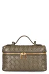 Bottega Veneta Crossbody Bang Bang Intr Verde Oliva In Green