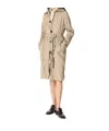 Bottega Veneta Crushed Cotton Coat In Nude