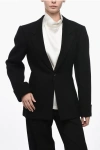 Bottega Veneta Cuffed Single Breasted Blazer