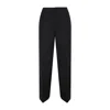 Bottega Veneta Wool Cropped Trousers In Black