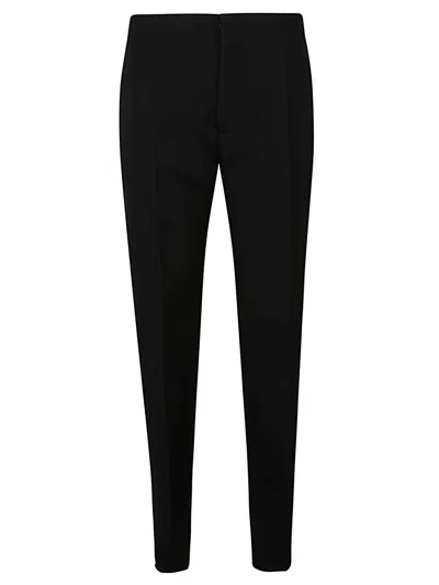 BOTTEGA VENETA BOTTEGA VENETA CURVED SHAPE WOOL TROUSERS