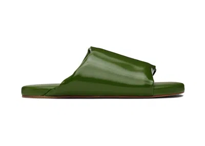 Pre-owned Bottega Veneta Cushion Slides (women's) Sneakers In Jalapeno