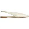 Bottega Veneta Ballerine Slingback Sofia In 9031 Sea Salt