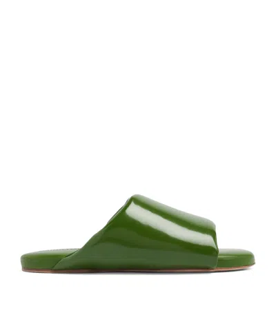 BOTTEGA VENETA CUSHIONED LEATHER SLIDES