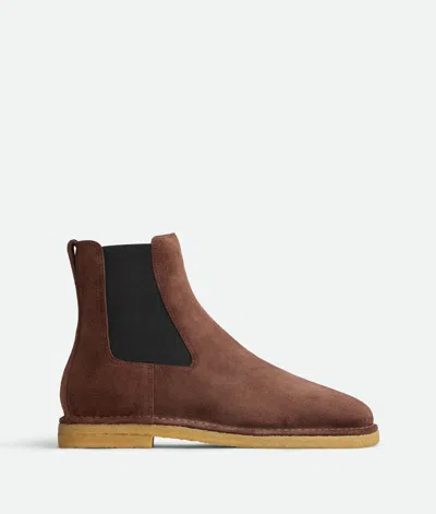 Bottega Veneta Daddy Chelsea Ankle Boot In Brown