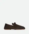 Bottega Veneta Daddy Suede Loafers In Fondant