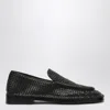 Bottega Veneta Men Daddy Moccasins In Dark Chocolate Color Made Of Woven Leather In Brown