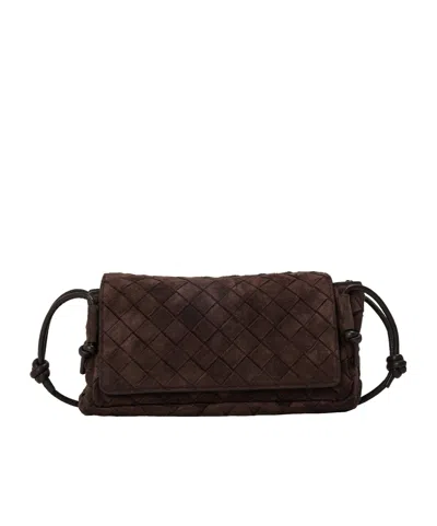 Bottega Veneta Daily Clutch Bag In Black