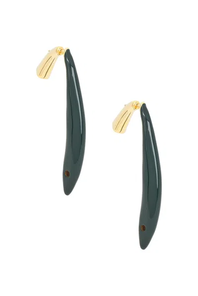Bottega Veneta Dangle Earrings In Green