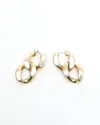 Bottega Veneta Dangling Silver Earrings