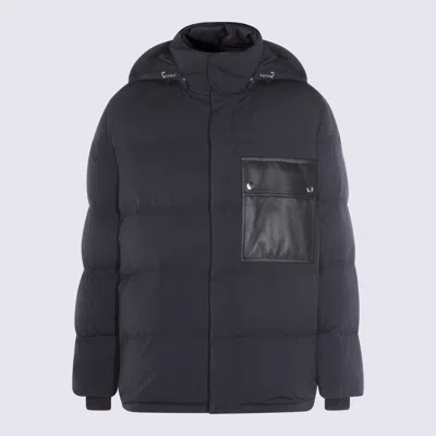 Bottega Veneta Dark Blue Cotton Down Jacket