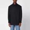 BOTTEGA VENETA DARK BLUE COTTON SHIRT