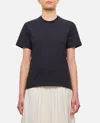 Bottega Veneta Short-sleeved Cotton T-shirt In Dark Blue