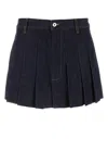 Bottega Veneta Crinkled-finish Pleated Skirt