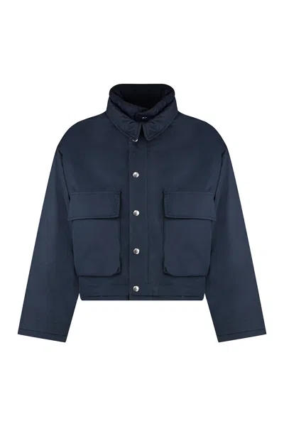 Bottega Veneta Dark Blue Twill Jacket