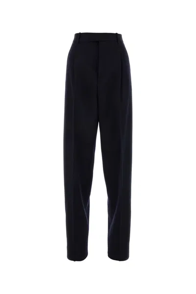 Bottega Veneta Wool Trousers In Black