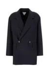 Bottega Veneta Subtle Stripe Double-breasted Wool Jacket