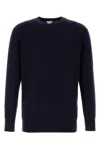Bottega Veneta Maglione In Lana Blu Scuro  Uomo In Blue