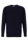 Bottega Veneta Maglione In Lana Blu Scuro  Uomo In Blue