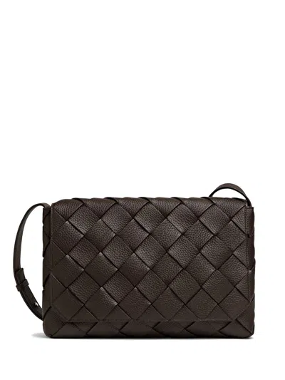 Bottega Veneta Dark Brown Diago Crossbody Bag