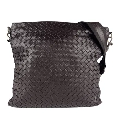 Pre-owned Bottega Veneta Dark Brown Intrecciato Shoulder Bag ()