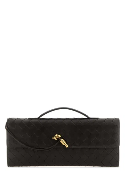 Bottega Veneta Dark Brown Leather Andiamo Handbag