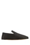 Bottega Veneta Brown Leather Slippers