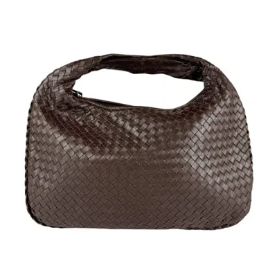 Pre-owned Bottega Veneta Dark Brown Leather Shoulder Bag ()