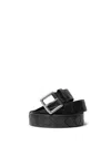 Bottega Veneta Dark Green Belt Motive Braid
