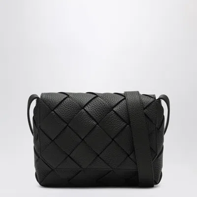 BOTTEGA VENETA DARK GREEN DIAGO BAG IN INTRECCIATO
