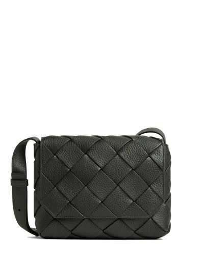 Bottega Veneta Dark Green Diago Messenger Bag