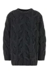 Bottega Veneta Dark Grey Wool Oversize Sweater