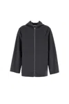 Bottega Veneta Melang Effect Wool Jacket In Gray