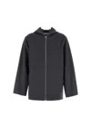 Bottega Veneta Melang Effect Wool Jacket In Gray