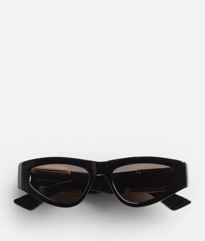 Bottega Veneta Dash Cat Eye Sunglasses In Black