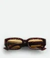 Bottega Veneta Dash Rectangular Sunglasses