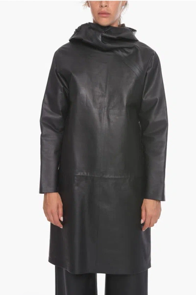 Bottega Veneta Decentralized Zip Hidrology Decentralized Zip Hidrology Leat In Black