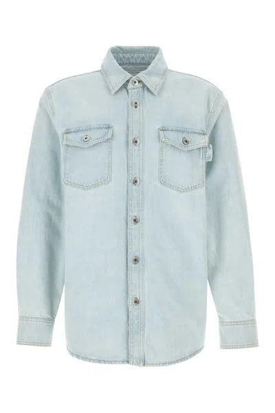 Bottega Veneta Denim Classic Shirt In Blue