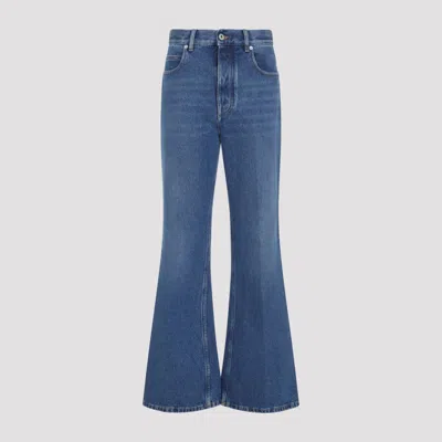 Bottega Veneta Denim Flair Jeans In Blue