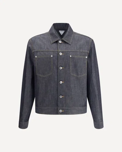 Bottega Veneta Men Denim Jacket In Multi