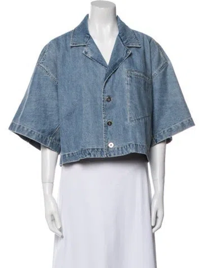 Pre-owned Bottega Veneta Denim Jacket In Blue