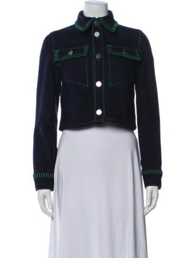 Pre-owned Bottega Veneta Denim Jacket In Blue