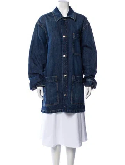 Pre-owned Bottega Veneta Denim Jacket In Blue